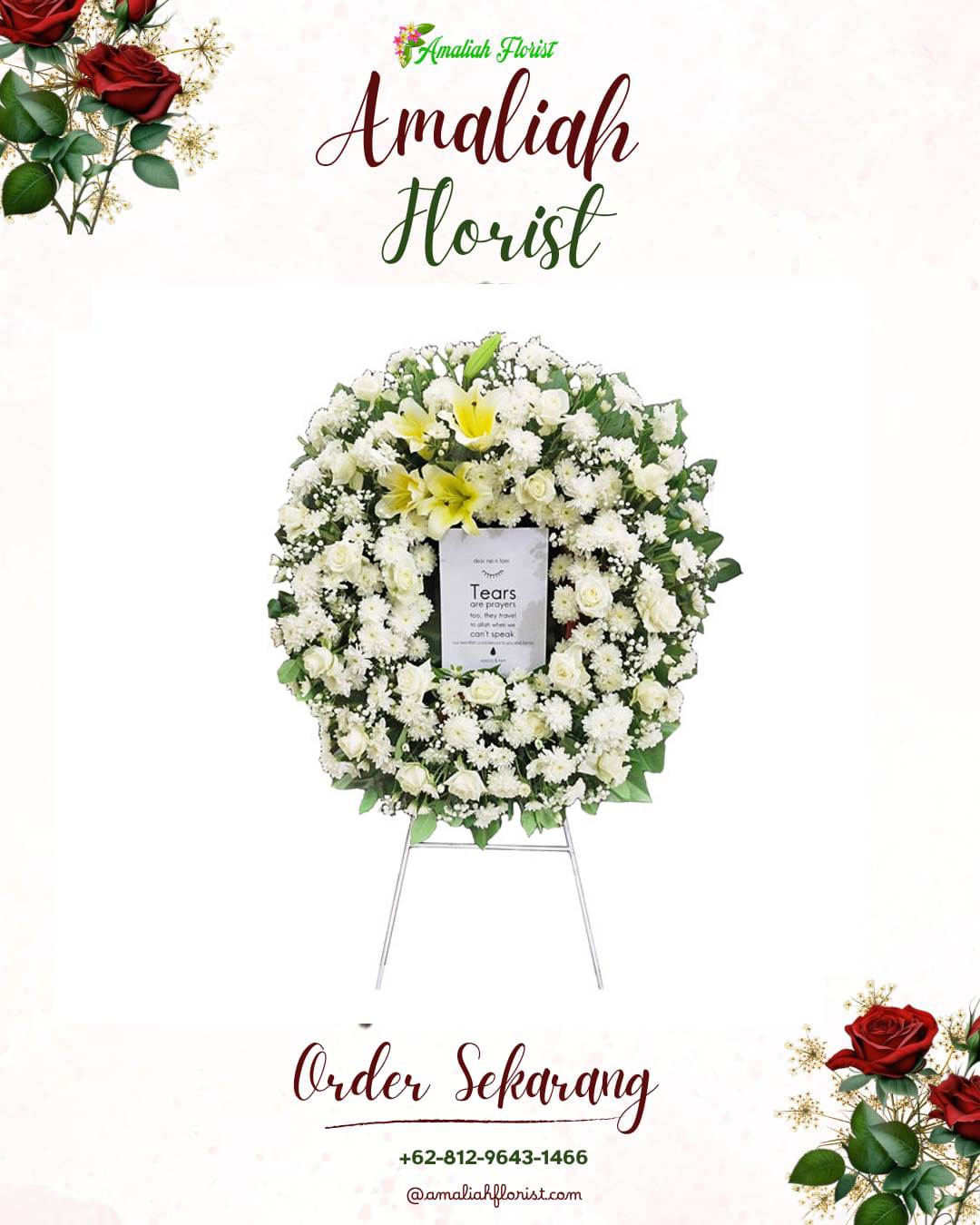 Krans Bunga Duka Pontang